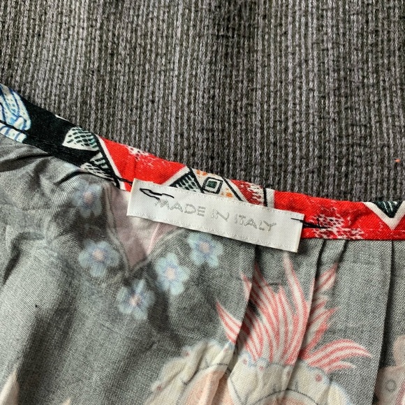 Vintage Heart Angel Print Religious Babydoll Boho Midi Dress Black Red Pink S-L - Picture 12 of 15